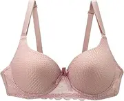 [Generic] High Support Sports Bras Adjustable Strap Full Coverage Up Bras Comfortable No Underwire Wireless Bras Womens Cotton Sports Bra