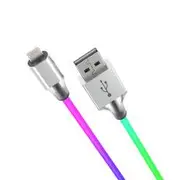 LASER MFi Lightning to USB-A Nylon Braided Cable Rainbow Colour 1M - CB-MFIARB1-L