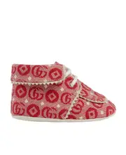 GG-pattern moccasins 18 Red