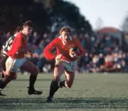 Steve Smith of the British Lions in action against Hawke's Bay in - Old Photo
