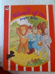 THE WIZARD OF OZ PAPER DOLLS - 1976 Uncut!