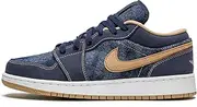 [Nike] Jordan Youth Air Jordan 1 Low SE DM4692 400 Denim - Size 4.5Y