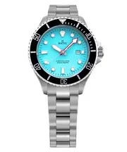 RATIO FreeDiver Stainless Steel Ice Blue Dial Quartz RTFL807 200M Lady Watch