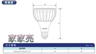 (A Light) 飛利浦 Master LED 20W PAR燈 E27 PAR30L 燈泡 3000K 4000K 220V