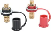 Battery Post KIT Stud Cap Jumper Terminal Black RED Easy Installation Quick Charge Cars Boats RVs