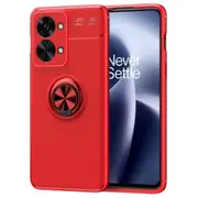 For Oneplus Nord 2t 5g Flexible Tpu Shock-absorption Case Camera Protection Ring Holder Kickstand Cover