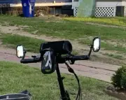 Bar End Bike Mirrors High Definition Convex Glass Lens For E Bike Handlebars New