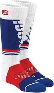 [100 Percent] White Torque Kids Mx Socks (Kids S/M, White)