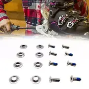 8Pcs Snowboard Binding Screw Set Countersunk Washers Fixed Accessories