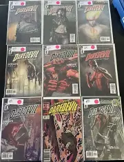 Daredevil Marvel Comic Book Lot Of 9 Comics