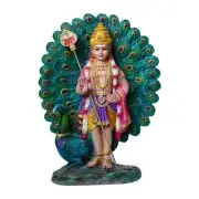 Palani Murugan Showpiece Hindu God Kumaraswamy Idol Decorative Statue Figurine