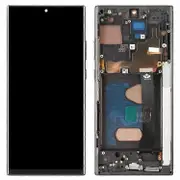 Compatible For Samsung Galaxy Note20 Ultra N985 / 20 Ultra 5G N986 Grade C LCD Screen and Digitizer Assembly + Frame Part (TFT) (W Black