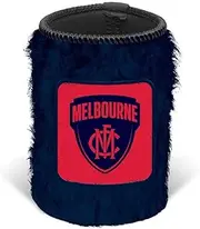 AFL Fluffy Stubby Cooler - Melbourne Demons - Can Holder