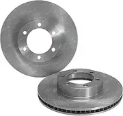 2 Front Disc Brake Rotors for Toyota Landcruiser Prado GRJ120 KDJ120 KDJ121 KDJ125 KZJ120 RZJ120 RZJ125 VZJ120 VZJ121 VZJ125 4cyl 2.7L 3RZ 3.0L 1KD 1KZ V6 3.4L 5VZ 4.0L 1GR 2002 to 2009