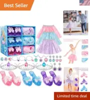 Sparkling Princess Dress-Up Toys Boutique - Accessories, Skirts & Shoes Included