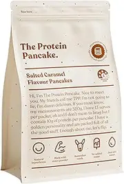 Protein Pancake Mix – Salted Caramel Flavour | 500g Bag | High Protein, No Added Sugar, Just Add Water
