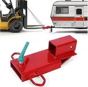 HECASA Clamp On Forklift 2" Hitch Receiver Pallet Fork Trailer Towing Adapter