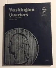 WASHINGTON QUARTER (1965-1987) #9040 COIN FOLDER BY WHITMAN - NEW OLD STOCK
