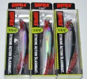 3 lures rapala x-rap xrap xr-10 xr10 s silver suspending jerkbait 4" 7/16oz