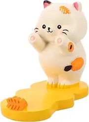 Creative Cute Cartoon Mobile Phone Stand Fun Animal Desk Holder Lightweight and Portable Phone Bracket for Home Office Use for Desk Decoration and Easy Setup