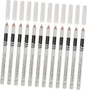 FOYTOKI 12pcs White Eyeliner Makeup Pens Highlighter Eyeliner Pencils for Eyeshadow Quality Tattoo Pens for Salon Home Use