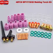 49PCS WP17/18/26 Welding Torch Stubby Gas Lens Pyrex TIG Lens Pyrex Glass Cup