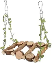 Generic Parrot Swing Toy Bird Swing Bird Toys for Parrots Bird Swing for Parakeets Parrot Perch Bird Cage Toys