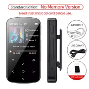 MP3 Player 64GB HiFi Lossless Sound Bluetooth Clip Music Voice Recorder FM Radio
