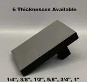 1-1/8” Hardy Shank Hot Cut Anvil Plate 4" x 6" Blacksmith Anvil Steel Black