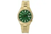 Citizen Tsuyosa Gold Tone Stainless Steel Green Dial Automatic NJ0152-51X Men's Watch