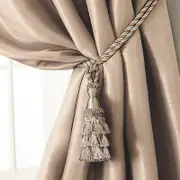Elrene Home Fashions Charlotte Tassel Curtain Tieback