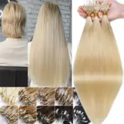 THICK 200G Micro Ring Loop Tip Bead Real Remy Human Hair Extensions Full Head