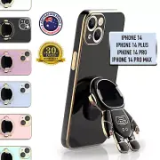 NEW!!! iPhone 14 Pro Max Plus Case with Hidden Stand Shockproof Silicone Cover