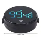 Digital Kitchen Timer Magnetic Large LED Display Countdown Timer For Cooking HG