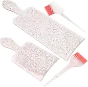 WRITWAA 1 Set Hair Highlighting Paddle Comb Kit DIY Hair Coloring Brush Foiling Tools for Salon Use Durable Easy to Store