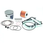 New 76.75mm Bore .75mm Over Top End Rebuild Kit Fits Kawasaki By 54-255-13