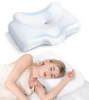 Osteo Cervical Pillow for Neck Pain Relief, Hollow Design Odorless Memory Foam P
