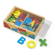 Melissa and Doug - Magnetic Wooden Alphabet - 52 Pieces