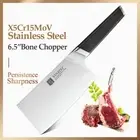 Chef Cleaver Knife Stainless Steel Wood Handle Butcher Beef Slicing Bone Chopper