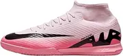 [Nike] Mercurial Superfly 9 Academy IC High-Top Soccer Shoes (DJ5627-601, Pink Foam/Black)