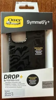 OtterBox SYMMETRY SERIES+ Case with MagSafe for Apple iPhone 14/13- Rebel(Black)