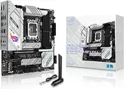 ASUS ROG Strix B760-G Gaming WiFi D4 Motherboard Socket Intel LGA 1700 (Intel B760, mATX, DDR4 Memory, PCIe 5.0, WiFi 6E, 2X PCIe 4.0 M.2, Aura Sync) White