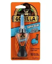 Gorilla 102812 Micro Precise Super Glue, Clear, 5.5 Gram