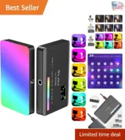RGB LED Camera Light: VIJIM VL120 Portable Panel for Creative Lighting Effects