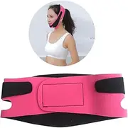 FRCOLOR 1pc Ultrathin Pink Face Mask for Lifting Chin Strap to Reduce Double Chin Support Facial Skin and Enhance V Shape for Slimming and Snoring Prevention