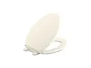 Kohler K-20110-96 Brevia Elongated Toilet Seat with Grip-Tight Bumpers, Quiet...