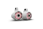 Rockford Fosgate M2WL-8H M2 8 Color Optix 2-Way Horn Loaded Wake Tower Speakers (pr) - White