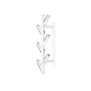 TTSZNB Vertical Coat Rack Wall Mounted, Acrylic Hanging Coat Hooks Wall Mount...