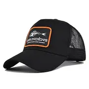 Men's Baseball Cap Sun Hat Trucker Hat Mesh Cap Black Blue Cotton Adjustable Fashion Daily Wear Festival Fish Casual / Daily