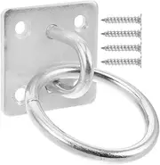 Wall Mount Horse Tie Ring Durable Cross Tie for Bathing Tying Training Antislip Design for Safety Versatile for Use